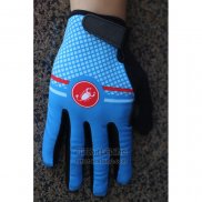 2020 Castelli Handschoenen Met Lange Vingers Cycling Blauw Zwart (2)